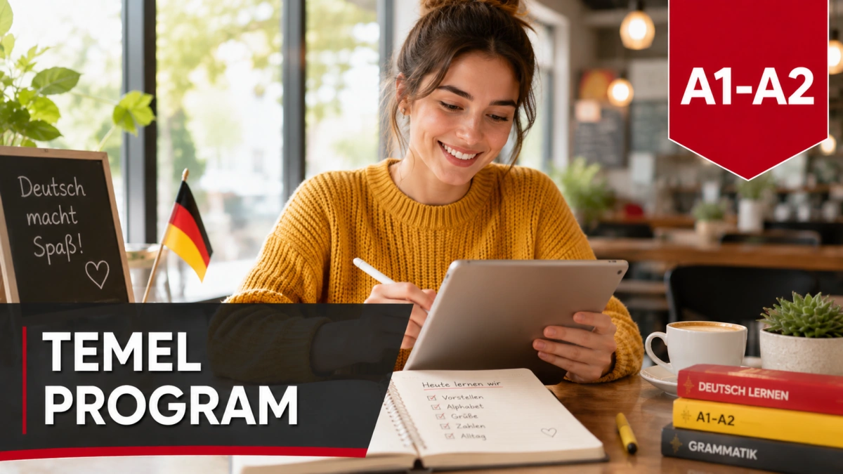 A1-A2 Almanca Temel Program kapak fotoğrafı