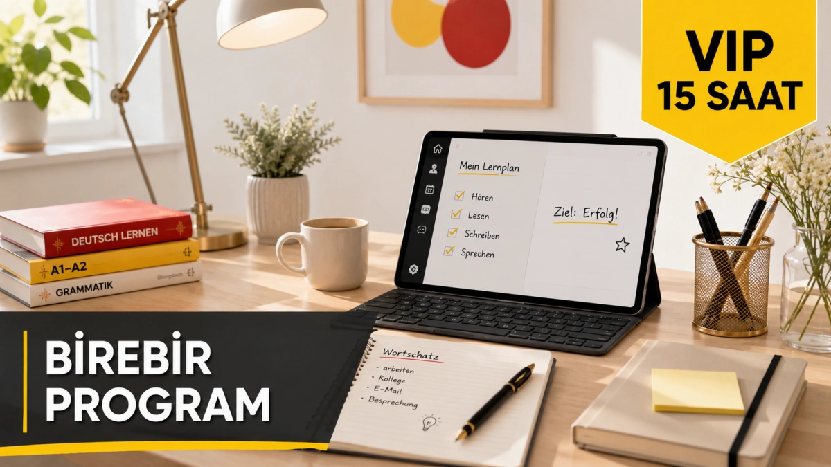 VIP Hızlandırılmış: 15 Saatlik A1-A2 Birebir Programı kapak fotoğrafı