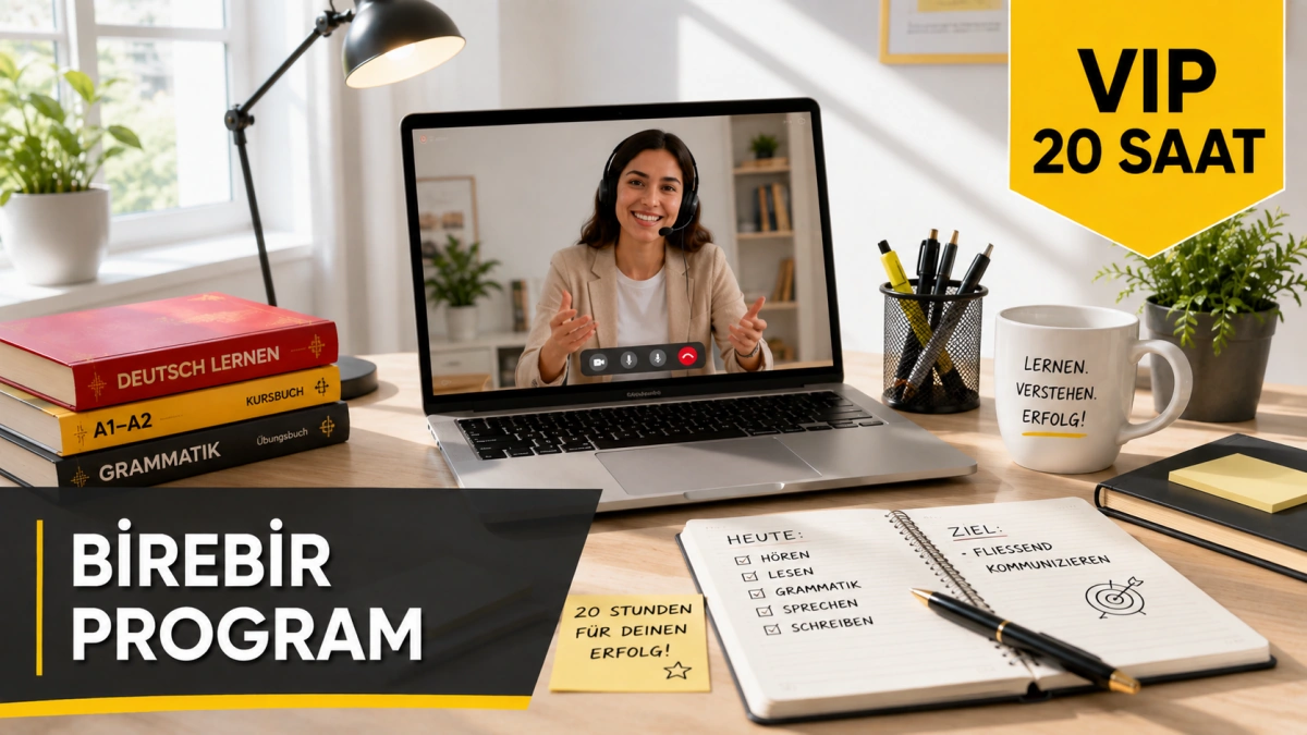 VIP Hızlandırılmış: 20 Saatlik A1-A2 Birebir Programı kapak fotoğrafı